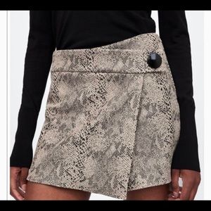 Zara Basic Snake Skort